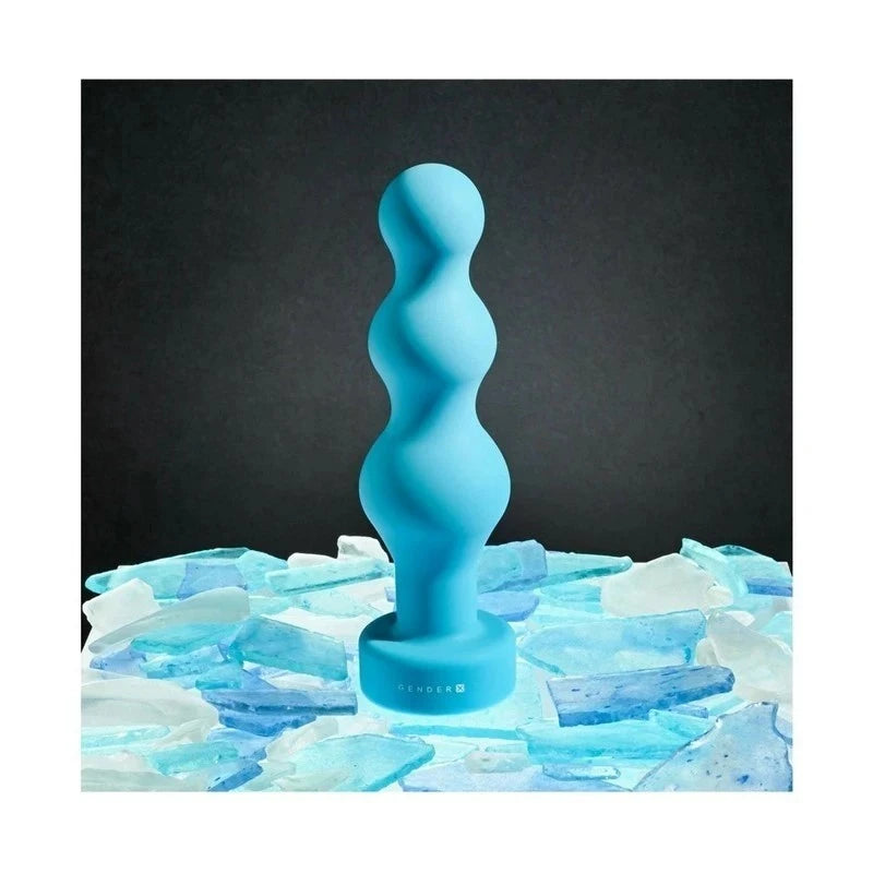 Gender X PLUGGED UP Vibrating Butt Plug Blue Butt Plugs