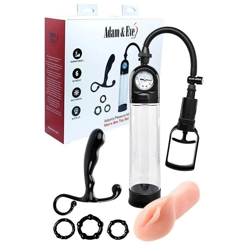 Adam and Eve ADAMS 6 Piece Male Pleasure KIt Sex Kits