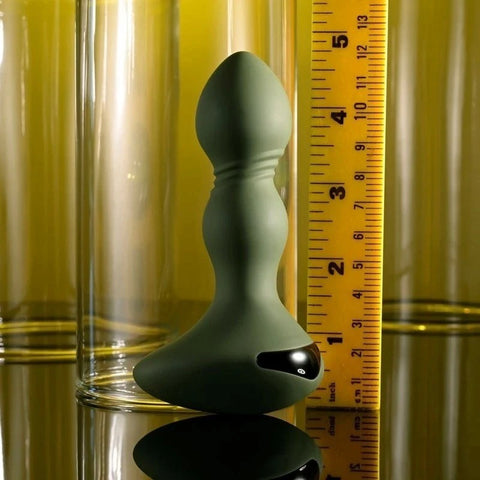 Evolved LIEUTENANT Vibrating Anal Plug Green - Butt Plugs