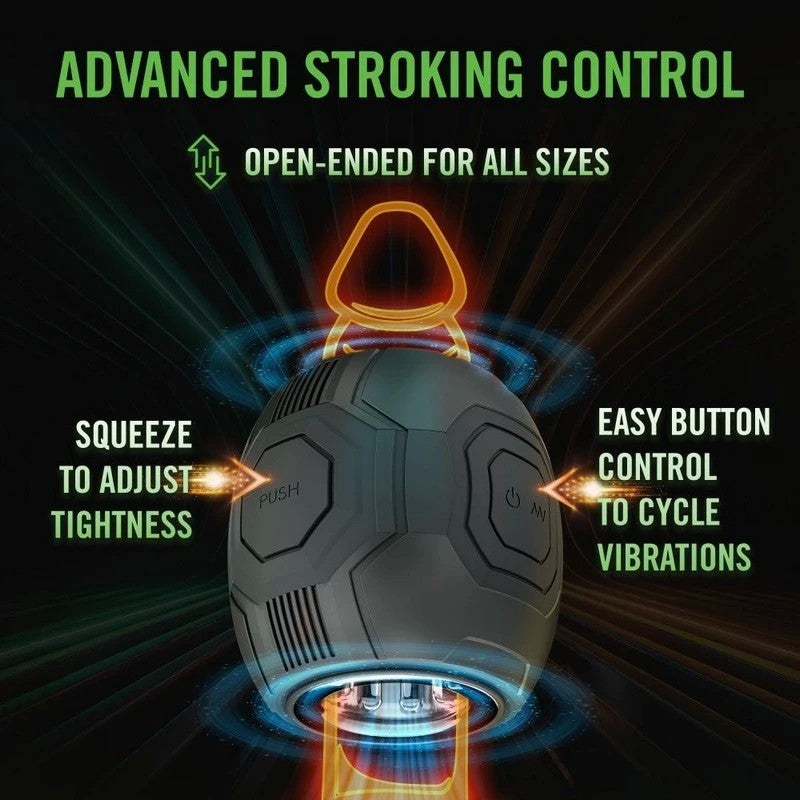 Blush Novelties M For Men Dome X USB Rechargeable Vibrating Male Pleasure Stroker Masturbators and Strokers