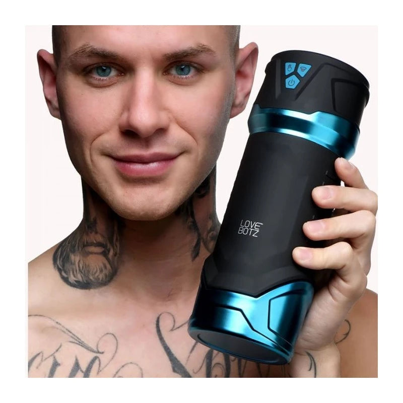 XR Brands LoveBotz Auto Milker Intense 13X Sucking Male Masturbator Masturbators and Strokers