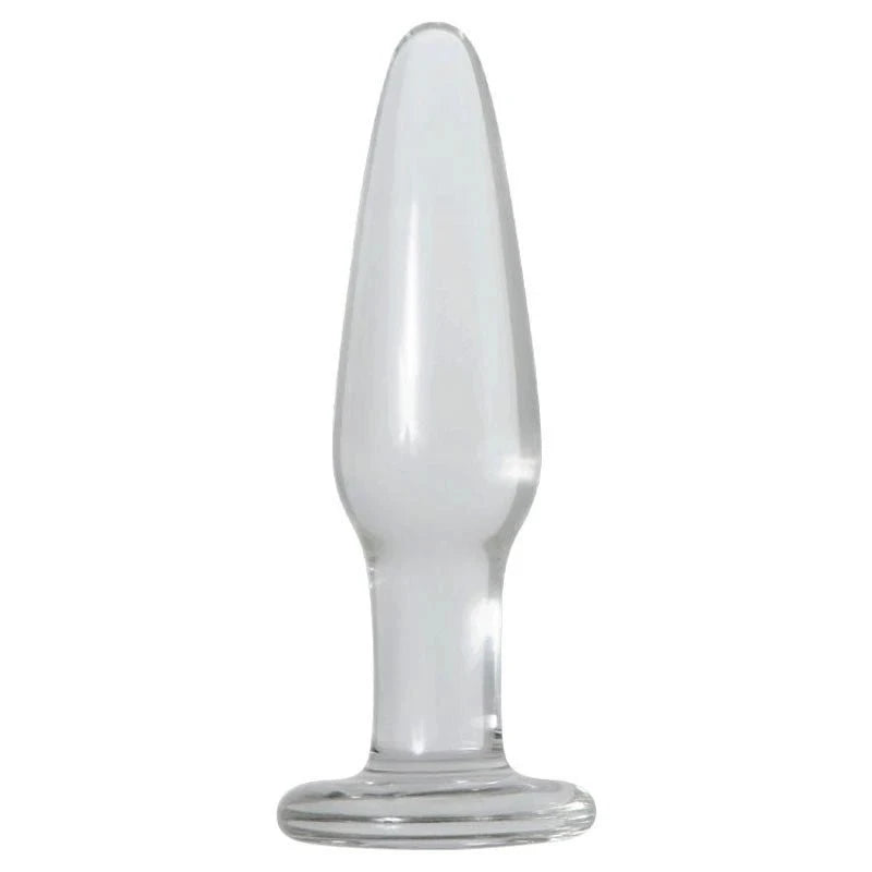 Adam and Eve Glass Anal Training Trio Butt Plugs Set of 3 Sizes Clear Butt Plugs