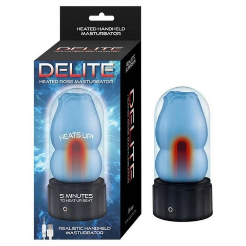 Nasstoys DELITE Heated Rose Lifelike Male Masturbator - Masturbators and Strokers