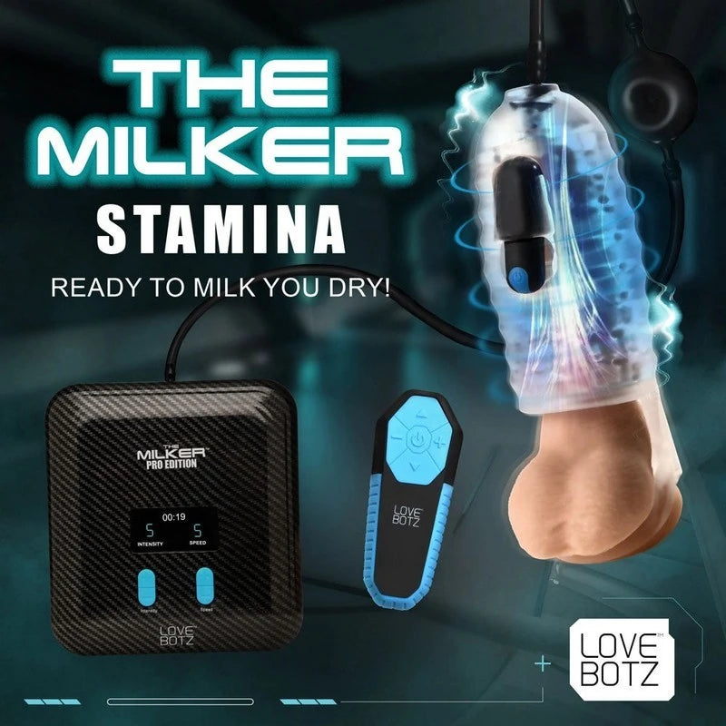 XR Brands LoveBotz The Milker Stamina Mains Powered Milking Masturbator Masturbators and Strokers