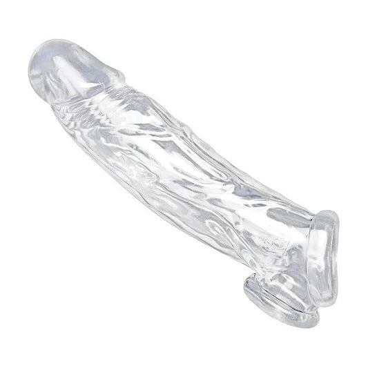 Size Matters Realistic Penis Enhancer and Ball Stretcher Flesh - Pumps, Extenders and Sleeves