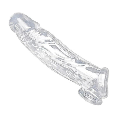 Size Matters Realistic Penis Enhancer and Ball Stretcher Flesh - Pumps, Extenders and Sleeves