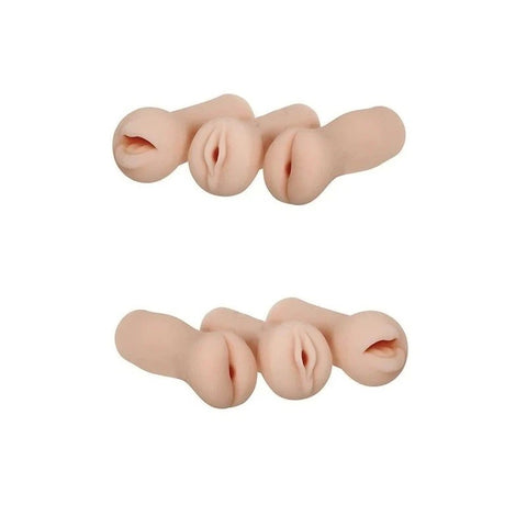 Excellent Power's Compact Pleasure Trio - XXX To Go Stroker Set - Masturbators and Strokers
