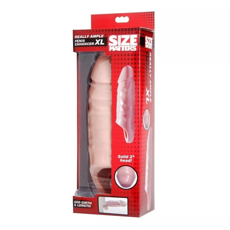 Size Matters Really Ample Penis Enhancer Sheath XL Pumps, Extenders and Sleeves