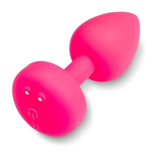 Gvibe Vibrating Gplug Small Neon Rose - Butt Plugs
