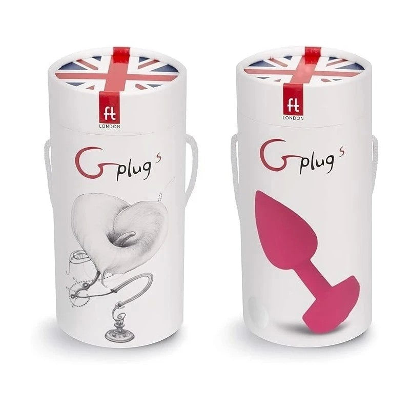 Gvibe Vibrating Gplug Small Neon Rose Butt Plugs