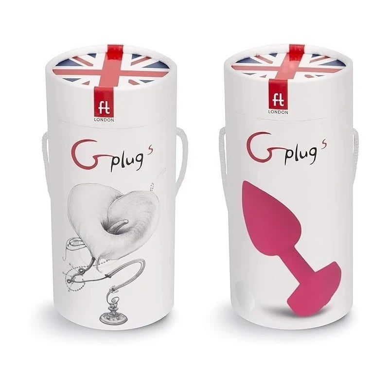 Gvibe Vibrating Gplug Small Neon Rose Butt Plugs