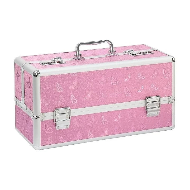 BMS Factory Lockable Large Vibrator Case Pink Vibrator Accessories
