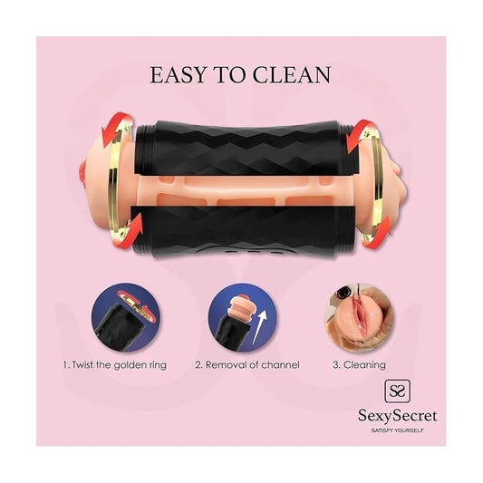 Premium Dual-Entry Masturbator for Intimate Adventures - Masturbators and Strokers