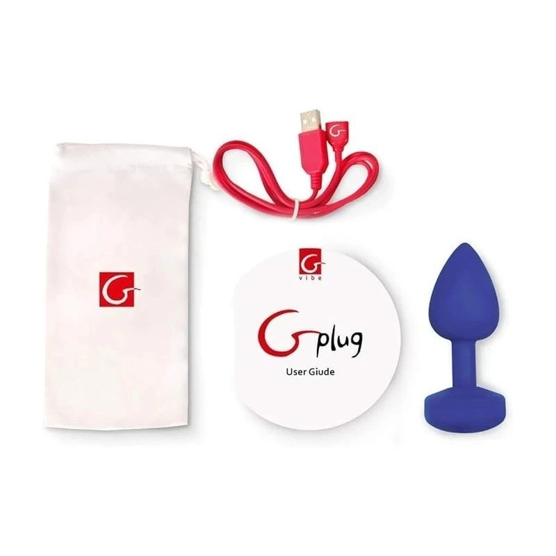 Gvibe Gplug Anal Plug Large Navy Blue Butt Plugs