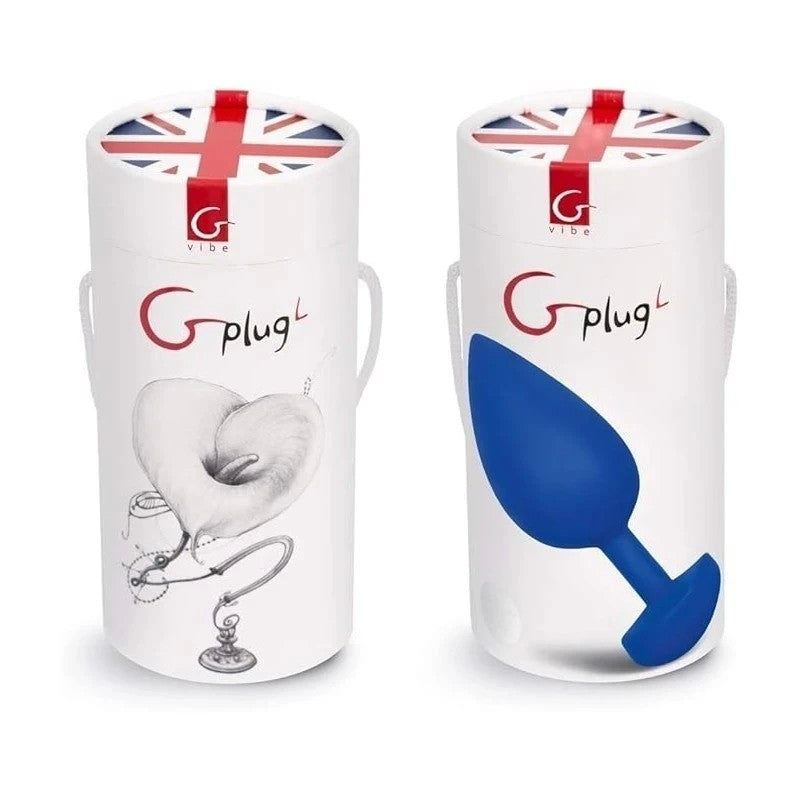 Gvibe Gplug Anal Plug Large Navy Blue Butt Plugs