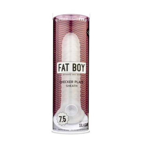 Perfect Fit Fat Boy Checker Plate Cock Sheath - Pumps, Extenders and Sleeves