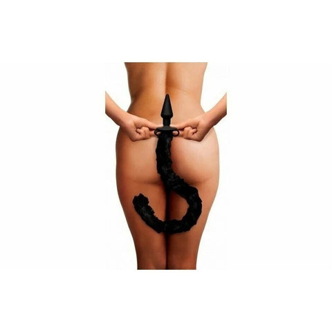 Tailz Cat Tail Anal Plug and Mask Set - Butt Plugs