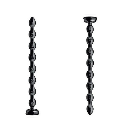 Hosed Beaded Hose Anal Dildo 19 Inch - Anal Dildos