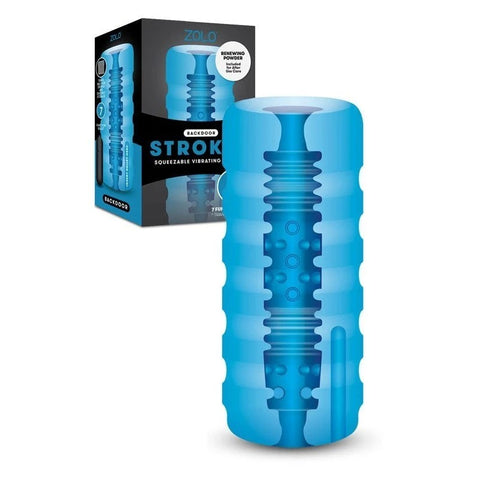 Zolo Backdoor Squeezable Vibrating Mens Stroker - Masturbators and Strokers