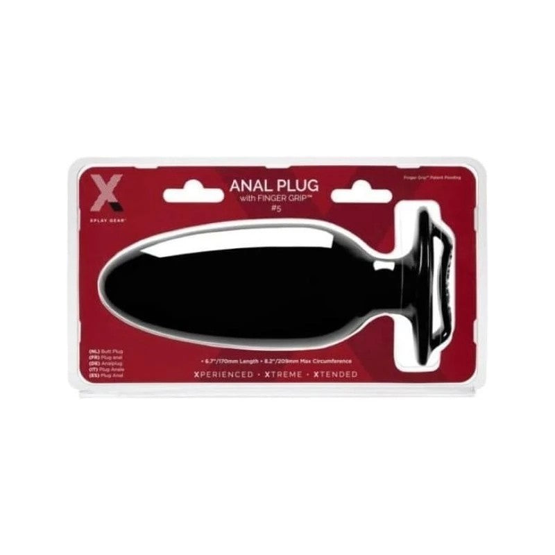 Perfect Fit Xplay Finger Grip Anal Plug 5L Butt Plugs