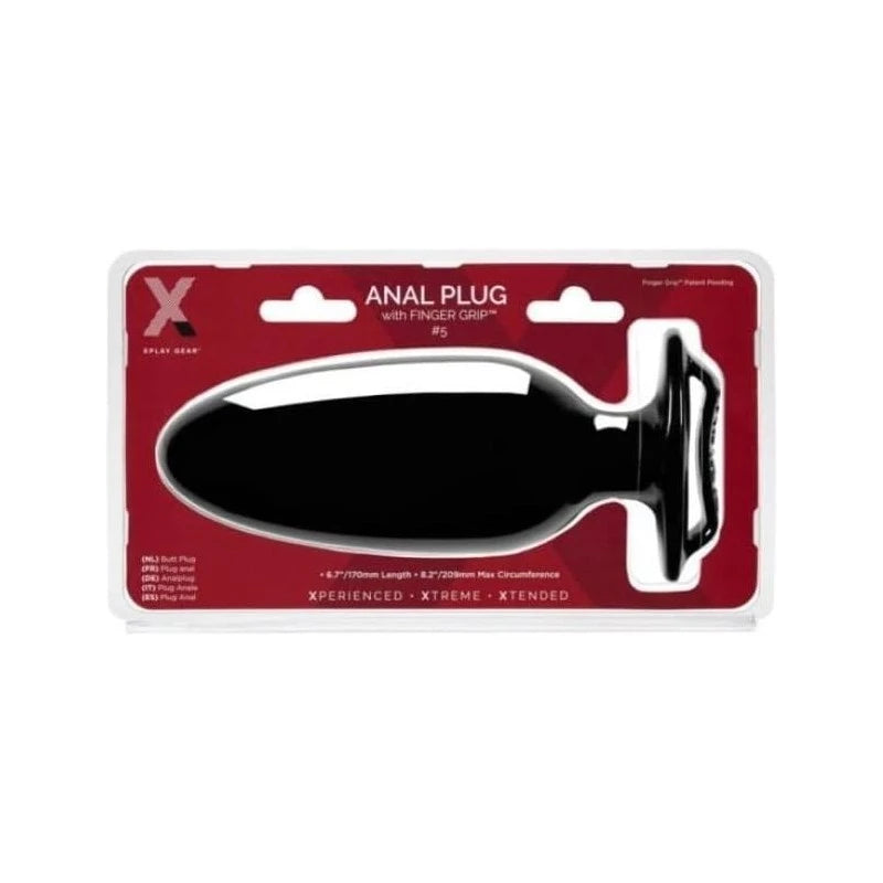 Perfect Fit Xplay Finger Grip Anal Plug 5L Butt Plugs