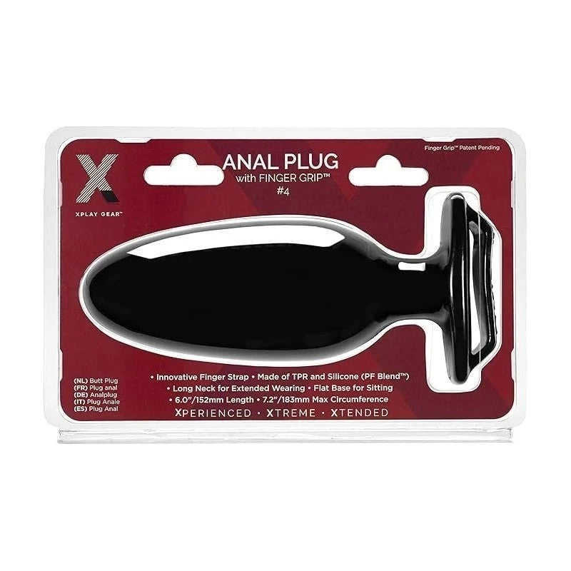 Perfect Fit Xplay Finger Grip Butt Plug 4L Butt Plugs