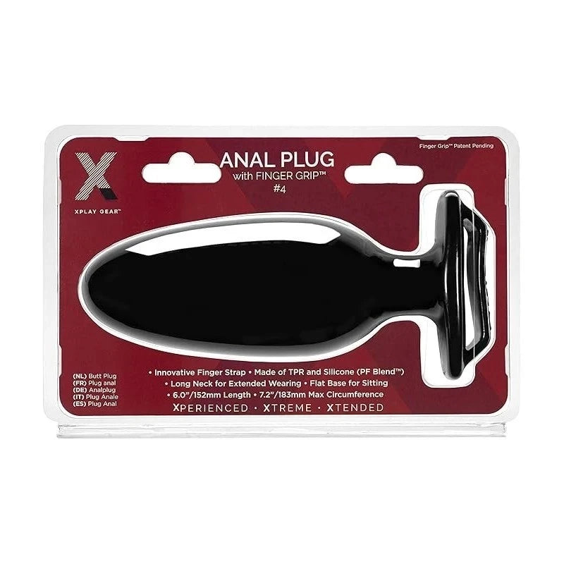 Perfect Fit Xplay Finger Grip Butt Plug 4L Butt Plugs