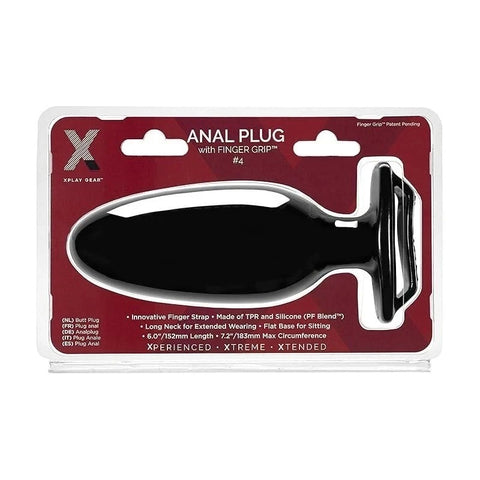 Perfect Fit Xplay Finger Grip Butt Plug 4L - Butt Plugs