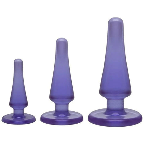 Crystal Jellies Anal Initiation Butt Plug Kit - Butt Plugs