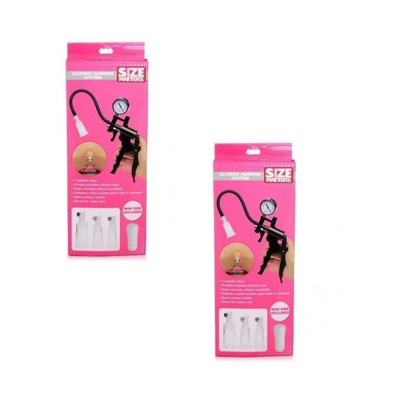 Size Matters Clitoral Pumping System Clear Pussy And Clit Toys
