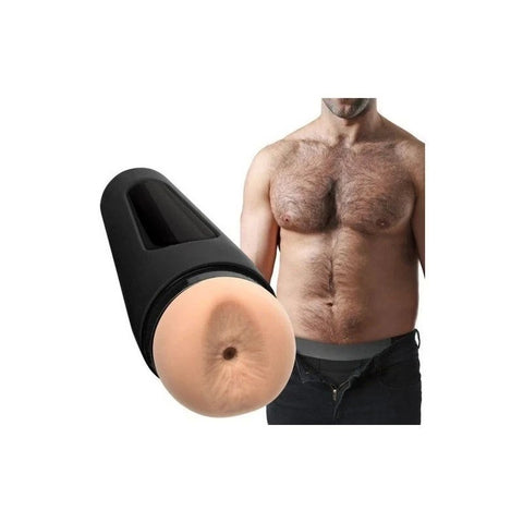 Man Squeeze Bear UltraSkyn Mens Pleasure Stroker Ass Vanilla - Masturbators and Strokers