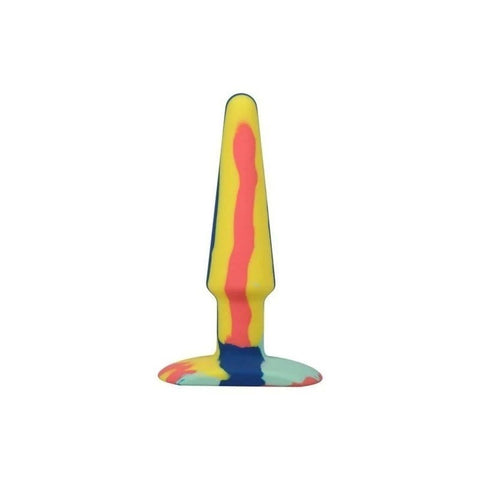 A-Play Groovy Silicone Anal Plug 5 Inch Sunrise - Butt Plugs