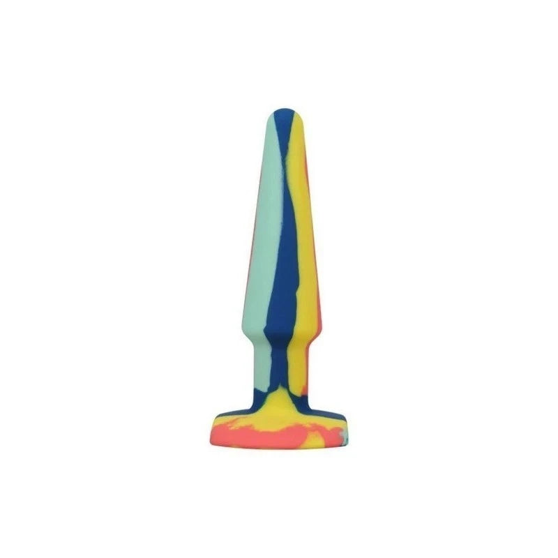 A-Play Groovy Silicone Anal Plug 5 Inch Sunrise Butt Plugs