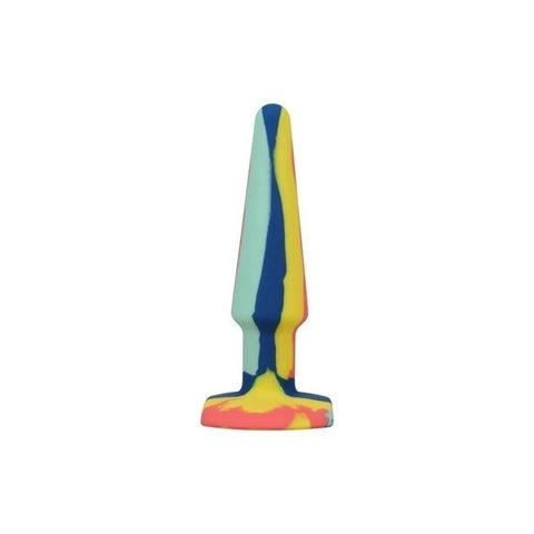 A-Play Groovy Silicone Anal Plug 5 Inch Sunrise - Butt Plugs