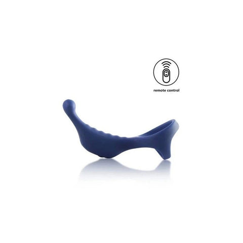 Arosum Underquaker Vibrating Anal Plug With Cock Ring & Remote - Butt Plugs
