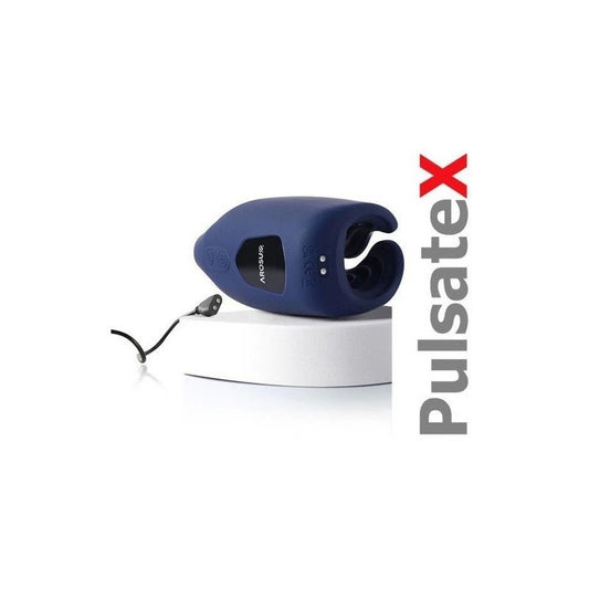 Arosum PulsateX Rechargeable Male Shaft Masturbator & Glans Stimulator - Masturbators and Strokers