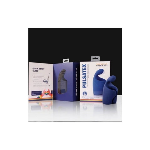 Arosum PulsateX Rechargeable Male Shaft Masturbator & Glans Stimulator - Masturbators and Strokers