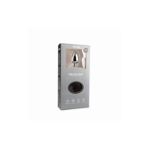Fetish Collection Fox Tail No 4 Silver Anal Plug - Butt Plugs