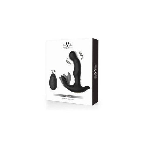 SXE Cooper Vibrating Remote Control Anal Prostate Massager Dildo Plug - Prostate Toys