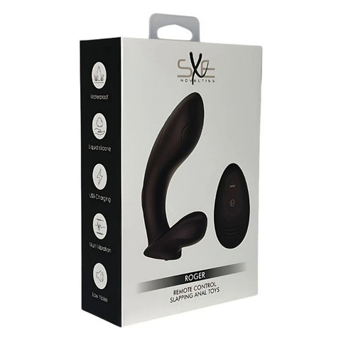 SXE Roger Remote Control Vibrating & Slapping Prostate Massager - Prostate Toys
