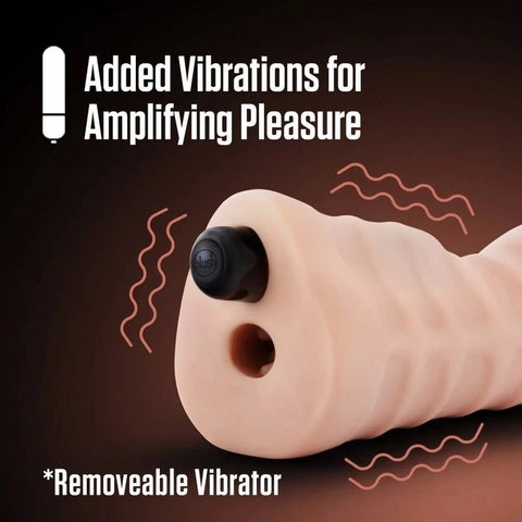 Blush EnLust Destini Vibrating Pussy Stroker - Masturbators and Strokers
