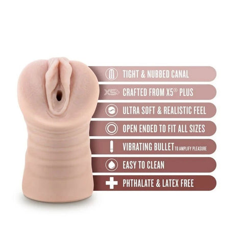 Blush EnLust Ayumi Vibrating Male Masturbator - Masturbators and Strokers
