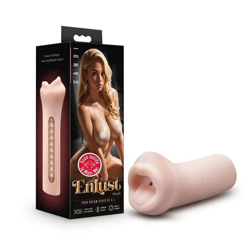 Blush EnLust Candi Oral Sex Mens Stroker - Masturbators and Strokers