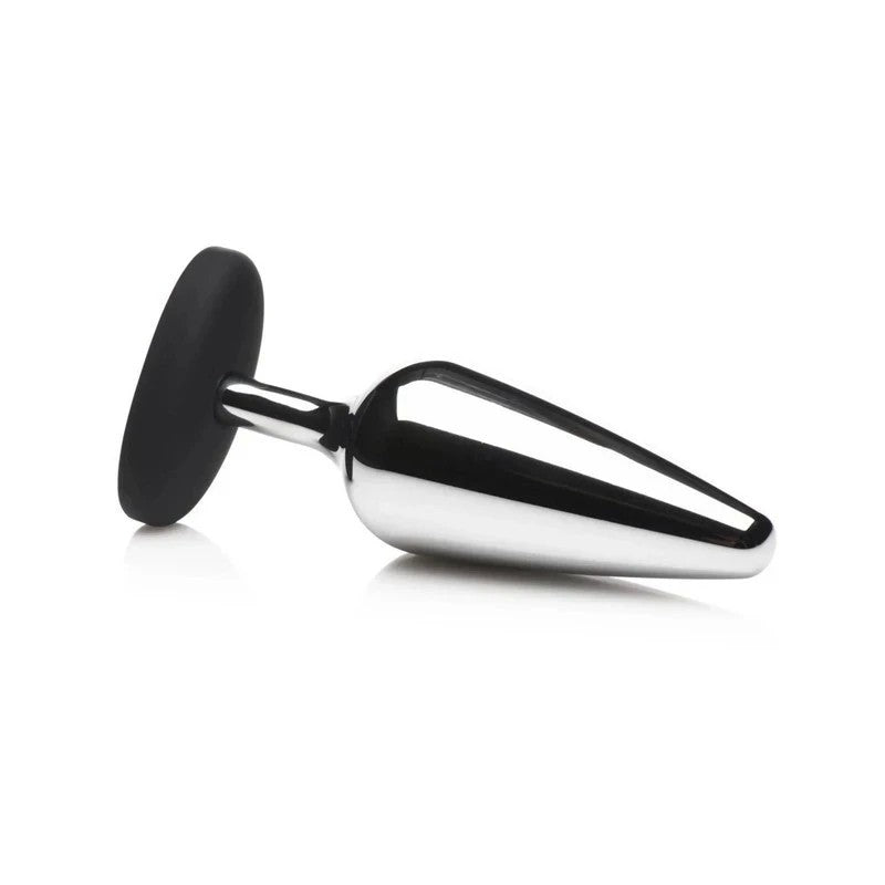 Master Series Butt Slut Metal and Silicone Butt Plug Butt Plugs