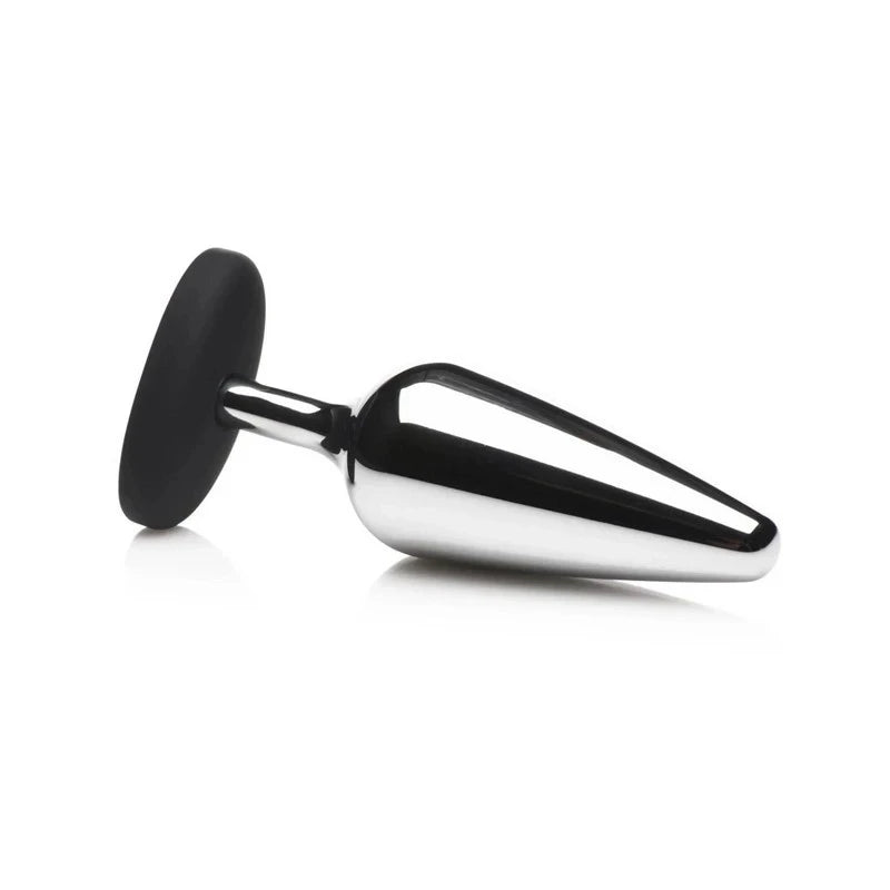 Master Series Butt Slut Metal and Silicone Butt Plug Butt Plugs