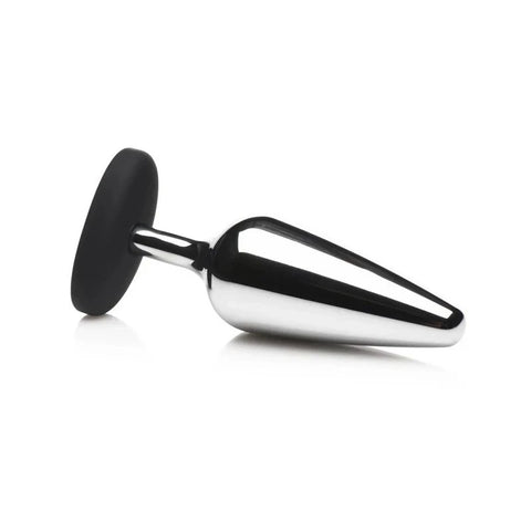 Master Series Butt Slut Metal and Silicone Butt Plug - Butt Plugs