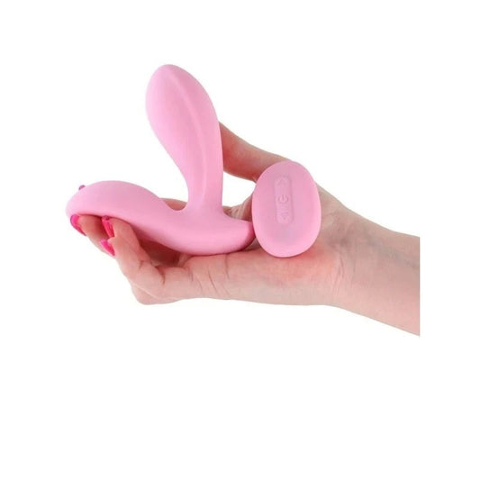 NS Novelties Secrets Rain Prostate Massager Coral - Prostate Toys