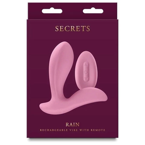 NS Novelties Secrets Rain Prostate Massager Coral - Prostate Toys