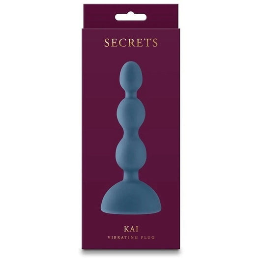 NS Novelties Secrets Kai Anal Vibrator Dark Teal Anal Vibrators