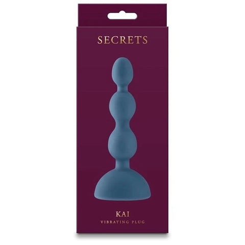 NS Novelties Secrets Kai Anal Vibrator Dark Teal - Anal Vibrators